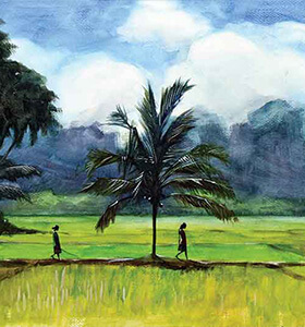 Sujith VT - Landscape paintings